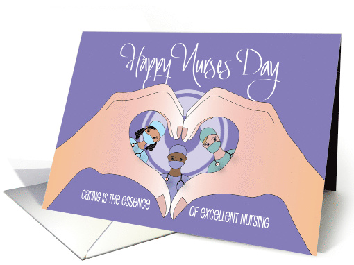 Hand Lettered Nurses Day 2025 Heart Hands 3 Nurses and... (1879712)