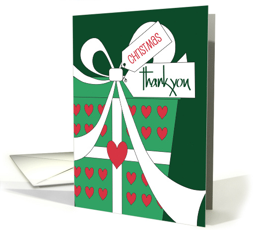 Hand Lettered Thank You for the Christmas Gift Holiday... (1880934)