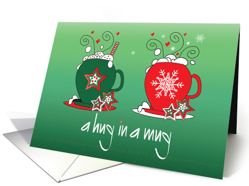 Hand Lettered Christmas Hot Chocolate is Like a Hug in a... (1883256)