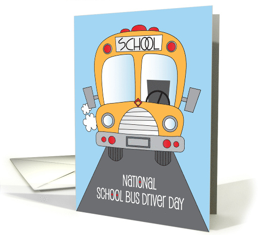 National School Bus Driver Day with Yellow School Bus and... (1883760)