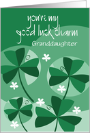 Hand Lettered St. Patrick’s Day Shamrocks for Custom Relationship card