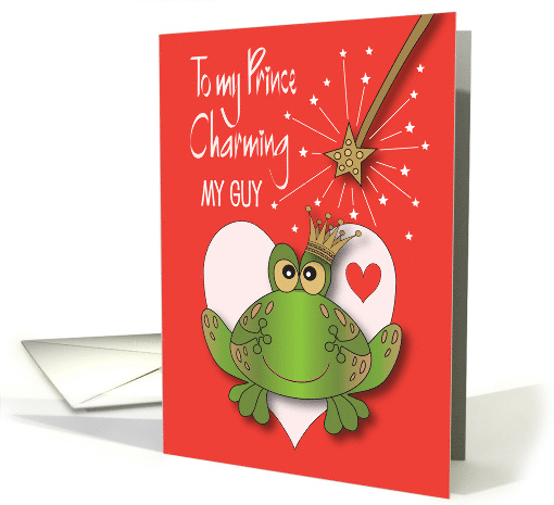 Hand Lettered Valentine's Prince Charming for Him Green... (1885638)