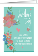 Hand Lettered Mother’s Day Flowers for Grandma From Granddaughter card