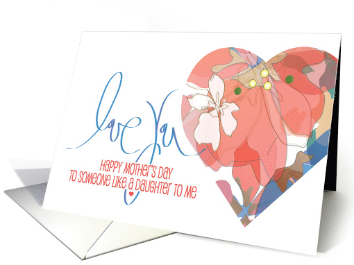 Hand Lettered Mother's Day to Someone Like a Daughter... (1886854)
