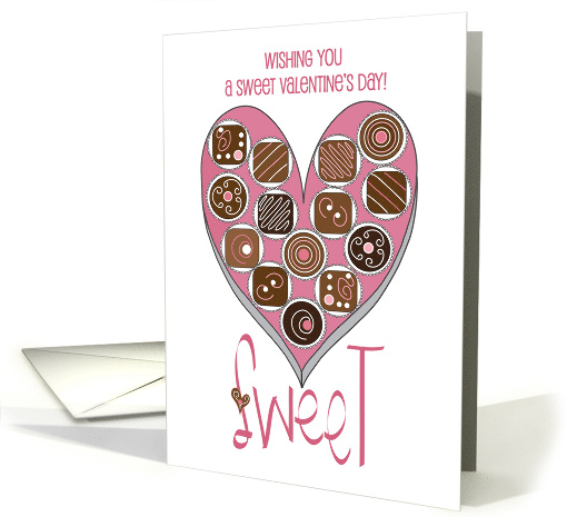Hand Lettered Sweet Valentine's Day with Box of Decorated... (1888682)