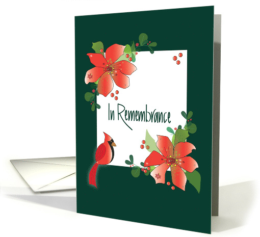 Hand Lettered First Christmas Alone Bereaved card (1889748)