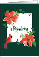 Hand Lettered First Christmas Alone Bereaved card