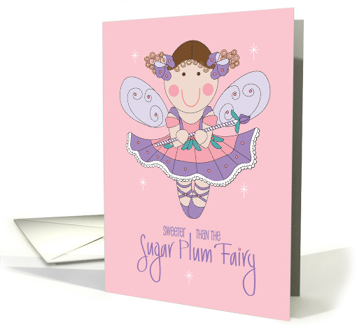 Hand Lettered Christmas Sugar Plum Fairy Ballet Toe Shoes... (1890660)