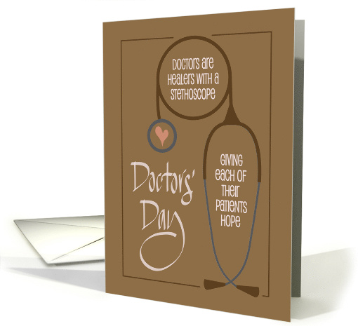 Hand Lettered Doctors' Day 2025 Male Doctor with... (1893368)