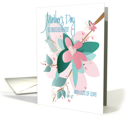 Hand Lettered Floral Mother's Day Granddaughter Pink... (1894928)