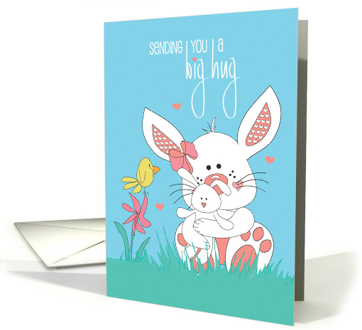 Sending You a Great Big Encouragement Hug Bunny Snuggling... (1895842)