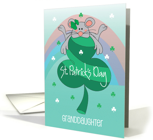 Hand Lettered St Patrick's Day Granddaughter Mouse on... (1895850)