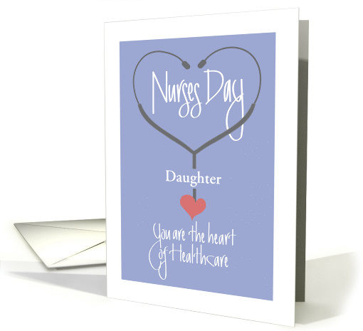 Hand Lettered Nurses Day Heart of Healthcare with Custom... (1895852)