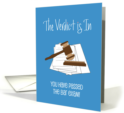 Hand Lettered The Verdict is In You've Passed the Bar... (1895906)