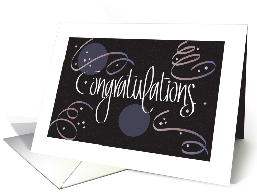 Hand Lettered Congratulations on Award or Recognition... (1898012)
