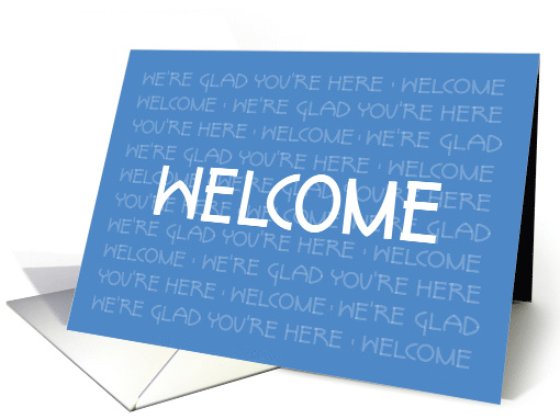 Hand Lettered Welcome to Club or Group or Team We're Glad... (1898290)