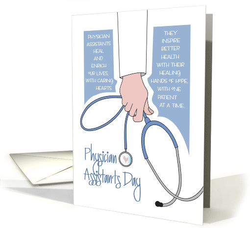 Hand Lettered Physician Assistants Day with Arm Holding... (1899796)