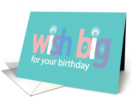 Wish Big Birthday for Easter with Large Letters and... (1900302)