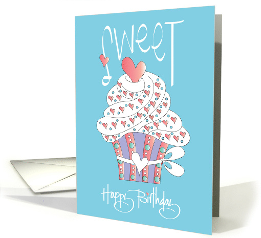 Hand Lettered Sweet Cupcake Birthday Mounds of Heart... (1904154)