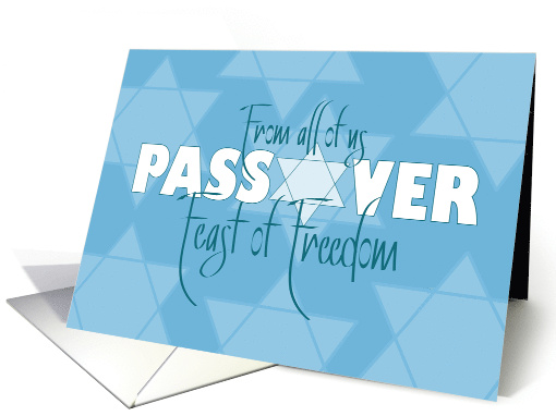 Hand Lettered Passover Feast of Freedom From All of Us... (1905330)