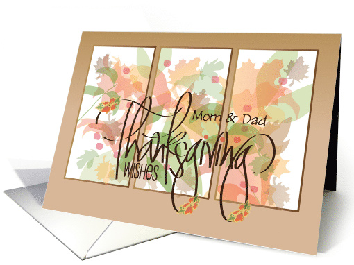 Hand Lettered Thanksgiving Trio of Leaf Panels Custom... (1905336)