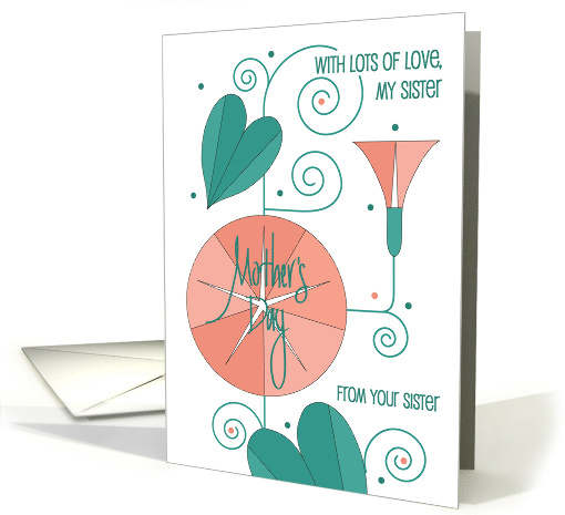 Hand Lettered Mother's Day to Sister From Sister with... (1905838)