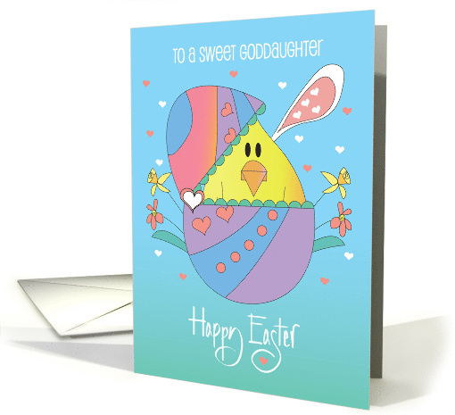 Hand Lettered Easter for Goddaughter Chick in Bunny Ears... (1906620)