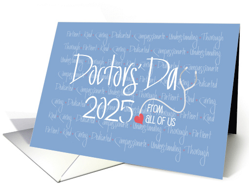 Hand Lettered Doctors' Day 2025 From All of Us... (1907412)