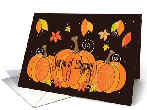 Hand Lettered Thanksgiving Blessings of the Season... (1908332)