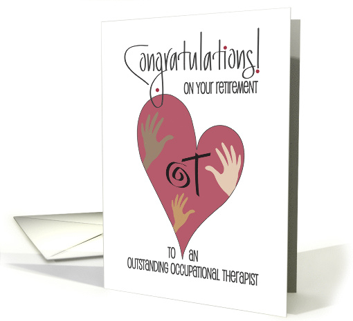 Hand Lettered Retirement for Occupational Therapist Heart... (1910800)