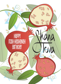 Hand Lettered Rosh...