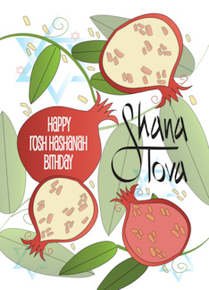 Hand Lettered Rosh...
