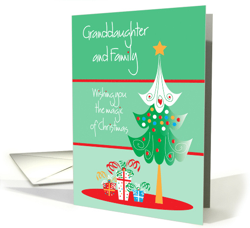 Hand Lettered Christmas Granddaughter and Family Magic... (1914380)