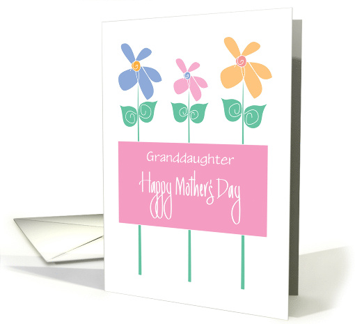Hand Lettered Mother's Day Tall Flower Trio with Custom... (1915772)