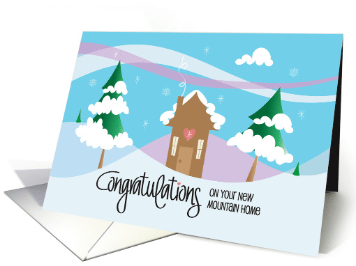 Hand Lettered Congratulations on Your New Mountain Home... (1916896)