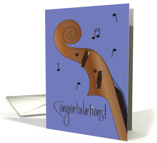 Hand Lettered Congratulations with Wooden String... (1921400)