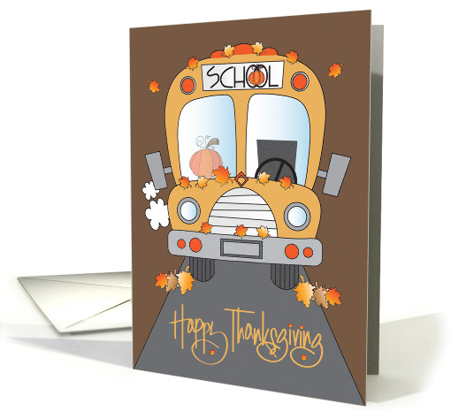 Hand Lettered Thanksgiving For School Bus Driver Pumpkins... (1925702)