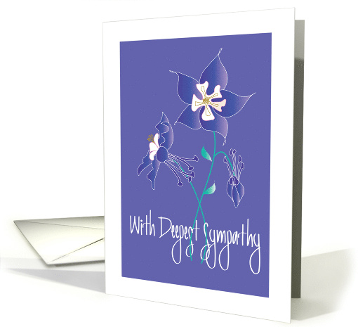 Hand Lettered Deepest Sympathy for Mother with Deep... (1926802)