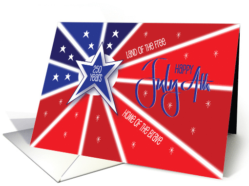 Hand Lettered Fourth of July 250 Anniversary... (1927736)