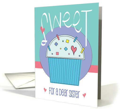 Hand Lettered Sweetest Day Sweet Cupcake with Heart for... (1927802)
