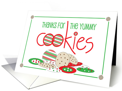 Hand Lettered Thanks for the Yummy Christmas Cookies... (1931066)