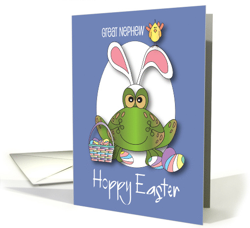 Hand Lettered Great Nephew Hoppy Easter Toad Bunny Ears... (1945378)