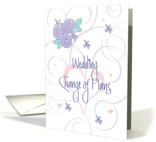 Hand Lettered Change of Plans Canceled Wedding for... (1948368)