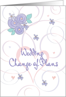 Wedding Change of Plans with Canceled Wedding for Parents of Bride card