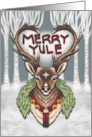 Merry Yule Reindeer card