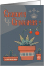 Seasons Greetings Succulents card