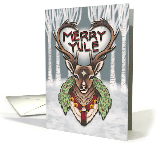 Merry Yule Reindeer card (1776050)