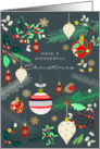 Classic Christmas Wishes with Mistletoe card