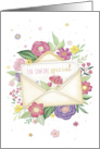 For Someone Special with Flowers card