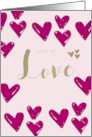 Lots of Love for Valentine’s Day with Hearts card